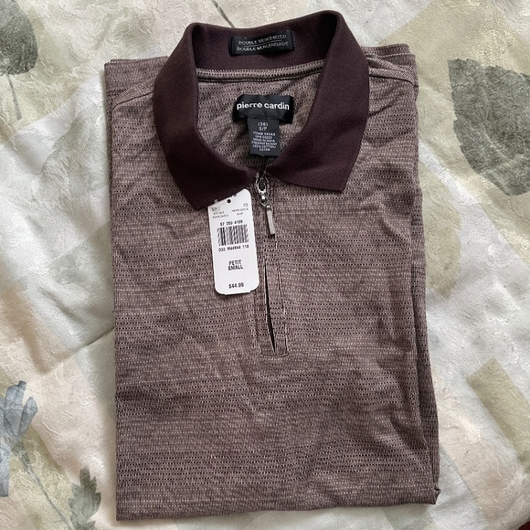 Pierre Cardin Brown Polo Shirt - Picture 10 of 10